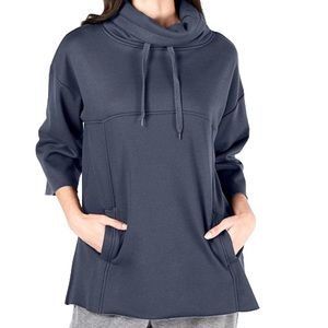 Ugg Astrid Navy Fleece Poncho Tunic $138 1X 2X NWT